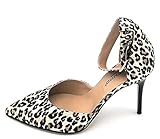 Oroscuro 944 Decollete Knöchelriemen aus Laminat, Absatz 9 cm, Größe Schuh 37 EU, Farbe g