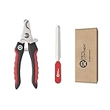 Pets Continent Krallenschere Katzen, Krallenschneider für Hunde, plastikfrei verpackt, Hunde Krallenschere & Katzen Nagelschere, Krallenschere Kaninchen für Zuhause, mit S