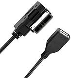 Aux-Kabel kompatibel für Mercedes Benz MDI MMI Audio MP3-Musikschnittstellenadapter für E SL CLA S GLA CLS Klasse W203 W212 GLK350 ML350 W211 E350 GL450