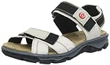 Rieker Damen 68851 Sandalen, Crema Champignon, 40 EU