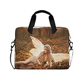 Laptp Case Relax Girl Golden Hair Laptop Tasche 15,6 Zoll 360° Schutztasche Computer Tasche mit Schultergurt für Männer F