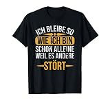Ich bleibe so wie ich bin schon alleine weil es andere stört T-S