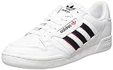 adidas Herren Continental 80 Stripes Sneaker, Cloud White/Collegiate Navy/Vivid Red, 47 1/3 EU