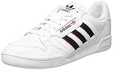 adidas Herren Continental 80 Stripes Sneaker, Cloud White/Collegiate Navy/Vivid Red, 47 1/3 EU