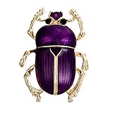 YAZILIND Retro Brosche Käfer Form Breastpin Damenbekleidung Corsage Party Schmuck L