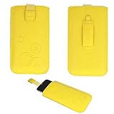 Handyschale24 Slim Case für Acer Liquid E3 Plus Handytasche Gelb Schutzhülle Tasche Cover E