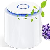 Luftreiniger mit HEPA H13 Filter und Aktivkohlefilter,Air Purifier mit Nachtlicht und Duft Baumwolle USB Desktop Luftreiniger für Allergiker,gegen Rauch,Gerüche,Allergien,Pollen,Staub,Pet D