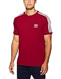 adidas Herren 3-Stripes T-shirt, Collegiate Burgundy, S