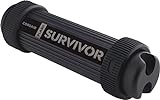 Corsair Flash Survivor Stealth v2 128GB USB-Speicherstick (USB 3.0, robust, wasserabweisend) schw