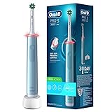Oral-B PRO 3 3000 CrossAction Elektrische Zahnbürste/Electric Toothbrush, mit 3 Putzmodi und visueller 360° Andruckkontrolle für Zahnpflege, Designed by Braun, b