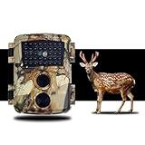 Rsoamy Nachtsicht Wildkamera, Digital HD 1080P Tierkamera, IP66 wasserdichte Kamera für die Wildwildjagd, Erkundung von Tieren im Freien Nachtsichtk