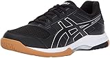 ASICS Gel-Rocket 8 Volleyballschuh für Damen, Blau (Schwarz/Schwarz/Weiß), 44 EU