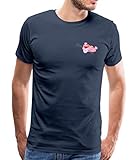 Spreadshirt Pink Panther Paulchen Augenbraue Männer Premium T-Shirt, L, Navy