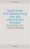 Eine Untersuchung über den menschlichen Verstand: Mit Ergänzungen aus dem 'Traktat über die menschliche Natur' (Suhrkamp Studienbibliothek)