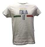 DND DI D'ANDOLFO CIRO T-Shirt für Herren, weiß, blau, Italien, Größe 17, für echte italienische Tifos, direkt auf Stoff, Stärke hellblau (weiß, XL)