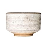 P & T Saisho Bowl, japanische Matcha Schale, Tee Zeremonie Keramik Chawan, natürliche Glasur (300ml / 10.1oz)