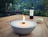 Outdoorkerze WOOD U? SHINE, Wachsfresser, Kerze mit Dauerdocht, Outdoorlicht für Garten, Balkon oder T