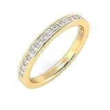 BuyFineDiamonds - Gold 18 Karat (750) 18 Karat (750) Gelbgold Prinzessschliff G-H D