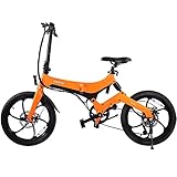 Faltbares Elektrofahrrad E-Bike für Erwachsene, 20'' Elektro-Pendlerfahrrad mit 7.5AH Abnehmbarem Lithium-Ionen-Akku, 36V 250W Motor und Intelligent Einstellbarer Geschwindigk