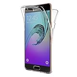 AICEK Samsung Galaxy A5 2016 Hülle, 360° Full Body Transparent Silikon Schutzhülle für Samsung A5 2016 Case Crystal Clear Durchsichtige TPU Bumper Galaxy A5 2016 Handyhülle (SM-A510F 5,2 Zoll)