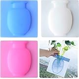 3 Stück Silikon Vase zum Kleben, ZoneYan Selbstklebende Silikon-Vasen, Silikon Blumenvasen, Magische Vase, Sticky Vase, Kreative Heimdekoration, Wanddekoration, Kühlschrank Vase, Keine Näg