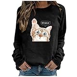 Halloween Shirts KüRbis KostüM Damen Neue Halloween KüRbis Geist Pullover Pullover Lose LäSsige Langarm Damen Halloween KostüMe Halloween Party T