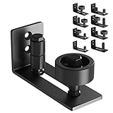 Schiebetür Bodenführung Verstellbare Boden Rollenführung mit Schrauben 8-in-1-Einstellungsoptionen Schiebetürbeschlag Hardware Scheunentor Zubehör kratzfeste Räder Perfekt Geeignet für alle Schiebetü