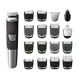 Philips Norelco All-in-One Schnur/kabelloses Multigroom-Turbo-betriebenes Ganzkörper-Pflege-Set mit 18