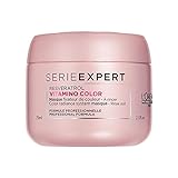 L'Oréal Professionnel Paris Serie Expert Vitamino Color Maske, Haarmaske für gefärbtes & gesträhntes Haar, Farbschutz & Glanz-Pflege, Intensivkur für mehr Leuchtkraft, 250