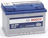 Bosch S4008 - Autobatterie - 74A/h - 680A - Blei-Säure-Technologie - für Fahrzeuge ohne Start-Stopp-Sy