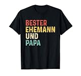 Herren Bester Ehemann und Papa der Welt T-S