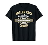 Herren Angler Papa Vatertag Geschenk | Vater Angel Fischer Spruch T-S