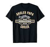 Herren Angler Papa Vatertag Geschenk | Vater Angel Fischer Spruch T-S