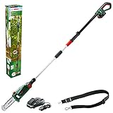 Bosch Akku Hochentaster UniversalChainPole 18 (Akku, Ladegerät, Karton, 18 Volt System, 2,5 Ah)