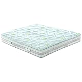 Matratze aus Memory-Schaumstoff, Aloe-Stoff, abnehmbarer Bezug, Einzelbett 80 x 190