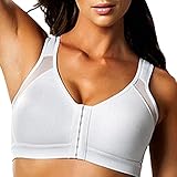 YASEking. Sport Yoga BRAS Komfortable Frauen Hohe Wirkung Haltung Korrektor Heben BH Push Uptops Dessous Einstellbar Camisole * P (Bands Size : S, Color : White)