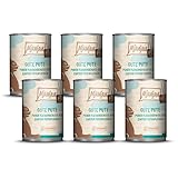 MjAMjAM - Premium Nassfutter für Katzen - purer Fleischgenuss - gute Pute pur, 6er Pack (6 x 400 g), getreidefrei mit extra viel F