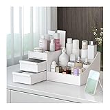 Without Make-up-Organisatoren bilden EIN Feld Desktop-Organizer-Kunststoff-Box-Schublade Raumsparer Organizer bilden Organizer für kosmetische Schmuck Makeup-Werkzeuge Schreibwaren (Color : 01)