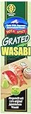 Kinjirushi geriebener Wasabi – Japanische, grüne Wasabipaste in der Tube – Scharfe, vegetarische Paste – Ideal zum Würzen von Sushi – 1 x 43g