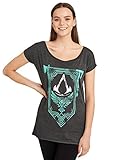 Assassins Creed Valhalla Banner Damen Loose-Shirt, Größe:S