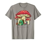Cottagecore Aesthetic Pilz Frosch Goblincore Vintage T-S