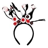 HONGXW Halloween Augäpfel Stirnband gruselig Haar Hoop Halloween Stirnband Kostüm Dress Up Alien Stirnband für Halloween Karneval Maskerade Cosplay Party Dek