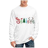 NNGOTD Sweatshirt Herren ohne Kapuze mit reißverschluss Herren Sweatjacke 3XL Herren Tshirt Slim fit weiß Pullover Herren v Ausschnitt stylisch Unterhosen D