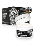 LACOYA Premium Tattoo Butter - Pflegebutter für frisch tätowierte Haut - Tattoo Aftercare Butter - Vegane Tattoocreme - Tattoo-Aftercare-Pflege - Made in Germany