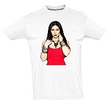 Kim Kardashian Funny Mens & Ladies / Herren & Damen Unisex T-Shirt (White, XL