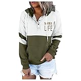 Herbst Klamotten Damen Weihnachtspullover Harry Potter Damen Damen t-Shirt asymmetrisches Oberteil Damen tie dye Sweatshirt Damen Hemd elegant Frauen Pullover sexy schöne Pullover D