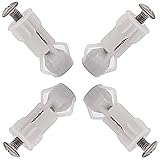 Toilettensitz Schrauben WC Sackloch Expansionsschraube Nylon WC Sitz Schrauben Zubehör Edelstahl WC Deckel Befestigung WC Sitz Top Montage Scharnier für Toiletten Sitz Reparatur Teile 2