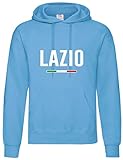 Tipolitografia Ghisleri Sweatshirt Lazio weiß hellblau Tifosi Fußb