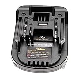 vhbw Akku-Adapter kompatibel mit Black & Decker Elektrowerkzeug/Akku - Adapter für 20 V Li-Ion Akkus auf 18 V Akkus kompatibel mit Makita-G