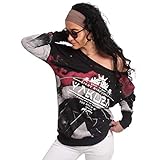 Yakuza Damen Spacy Langarm T-Shirt, Bunt, XXL